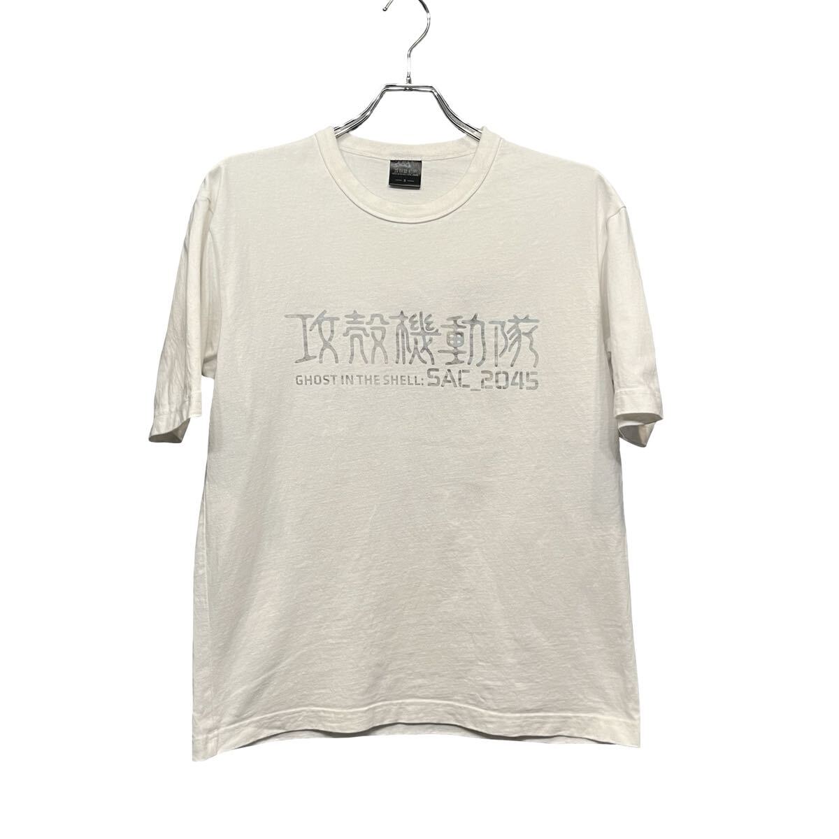 ※MT2 攻殻機動隊SAC_2045 半袖Tシャツ ホワイト プリント ヘビーオンス サイズS