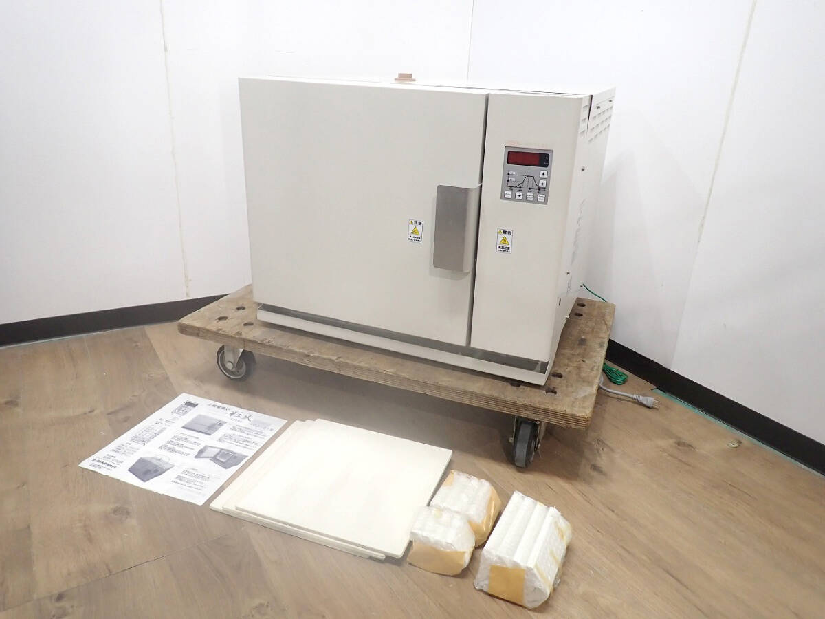 55421 中古美品 電気炉 Goot グット電機 彩火 KCG-31 2015年製 未使用 100V 陶芸 焼成 電気窯 陶芸窯 工芸 摂津市 ①