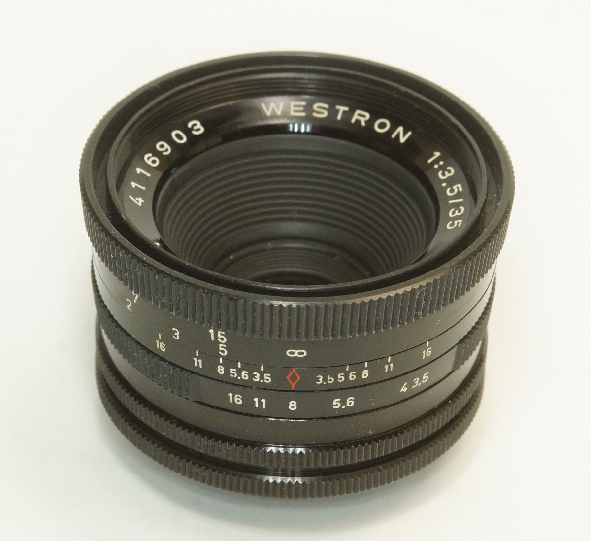 西ドイツ製 ISCO Gottingen WESTRON 1:3.5/35 M42 5NB-903 イスコ ブラック 後期型