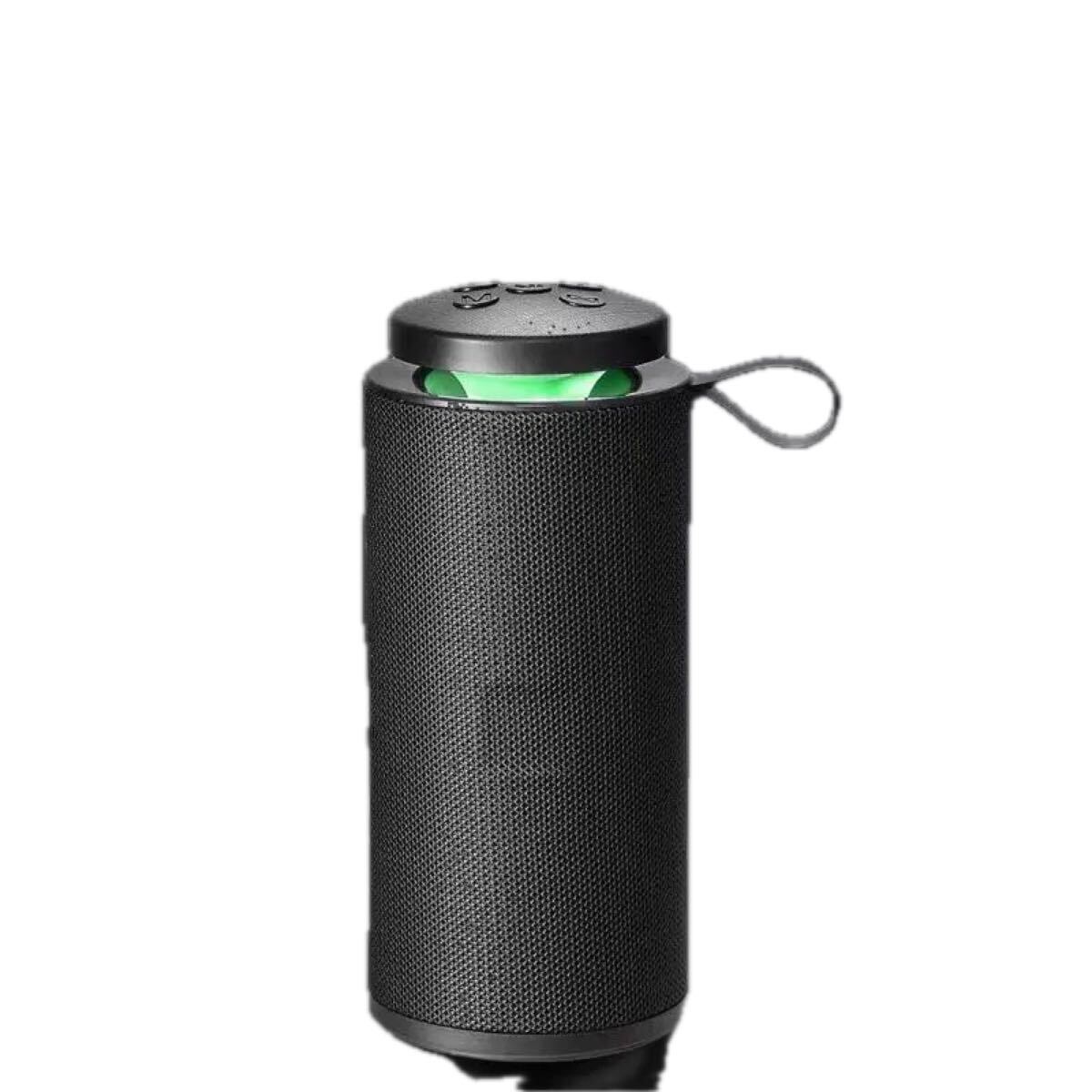 新品 Bluetoothスピーカー ワイヤレス HiFi 高音質 重低音 360°サウンド TFカード/Uディスク対応 ハンズフリー 通話 ブラック