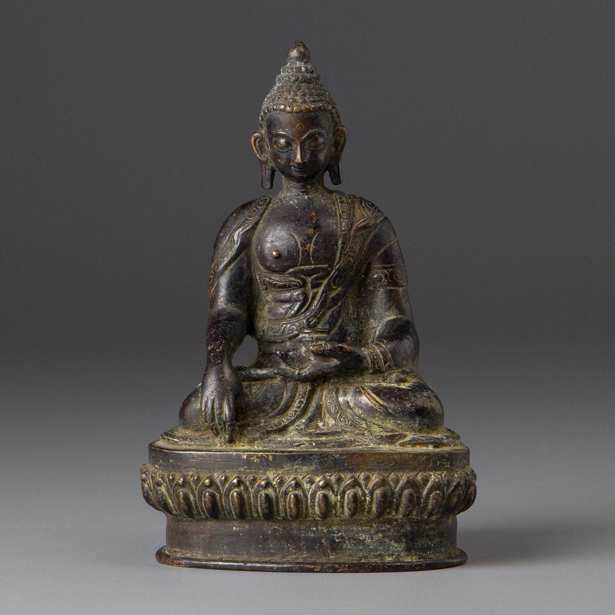 【五】タイ銅仏陀坐像