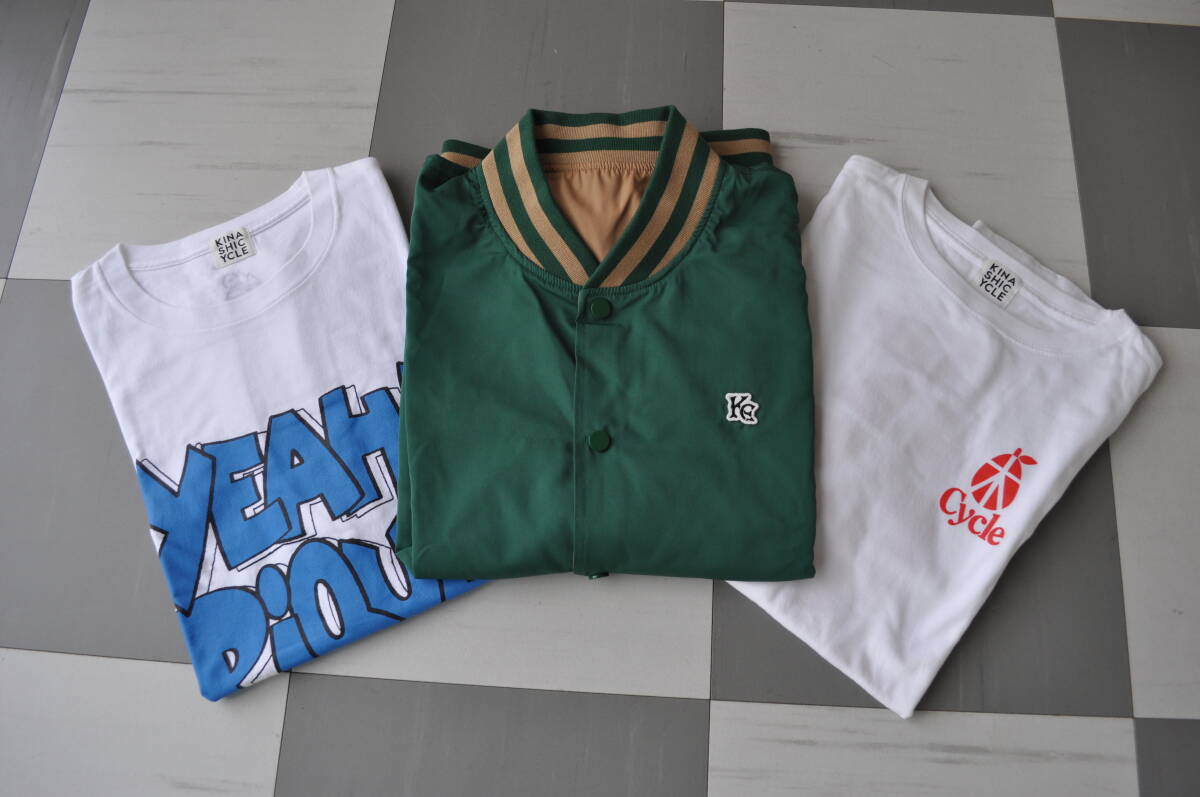 ◆未使用◆【木梨サイクル】リバーシブルスタジャン　Tシャツ二枚付き