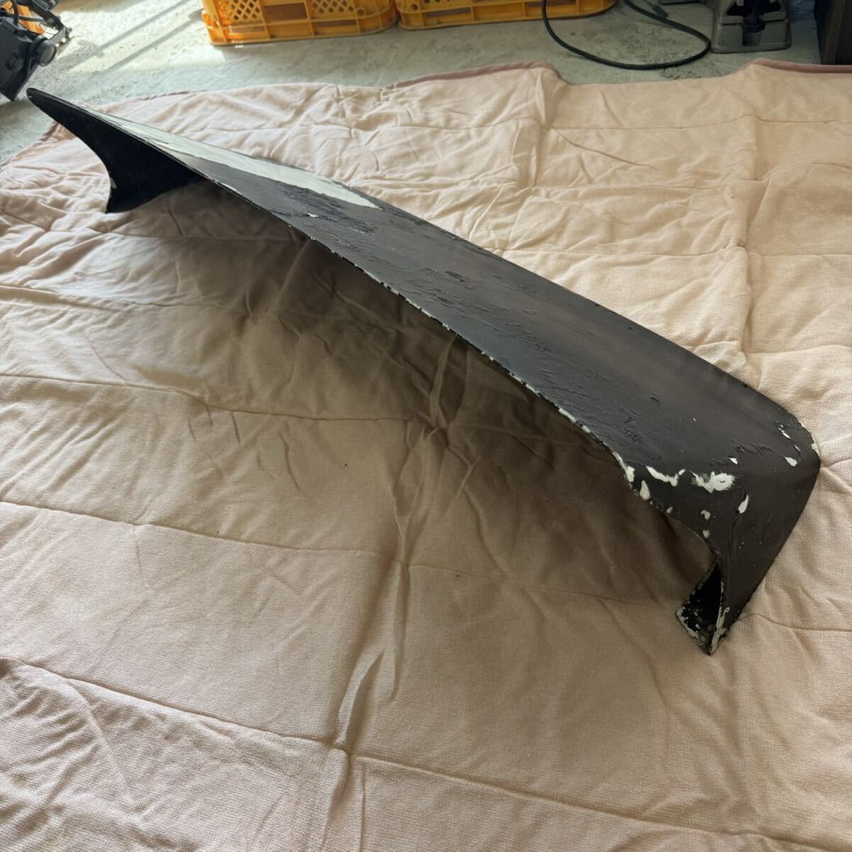 R81593 ウイング KP61 ? ブラック スターレット ? TRD ? 環状 峠 走り屋 リアスポイラー ルーフスポイラー トヨタ ? TOYOTA ? 旧車