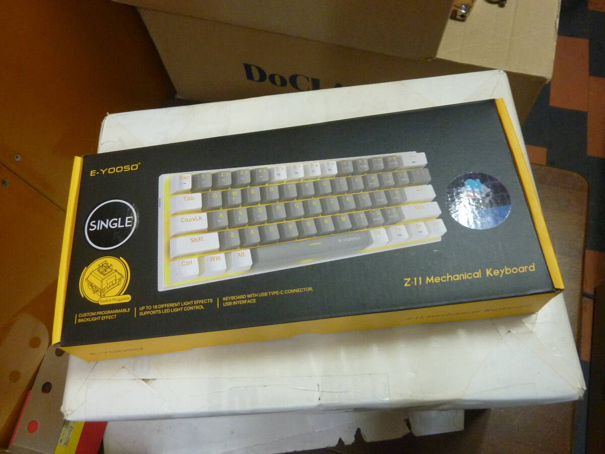 [ E-YOOSO Z-11 Mechanical Keyboard パソコン用キーボード / SINGLE ] 約28cm 送料無料