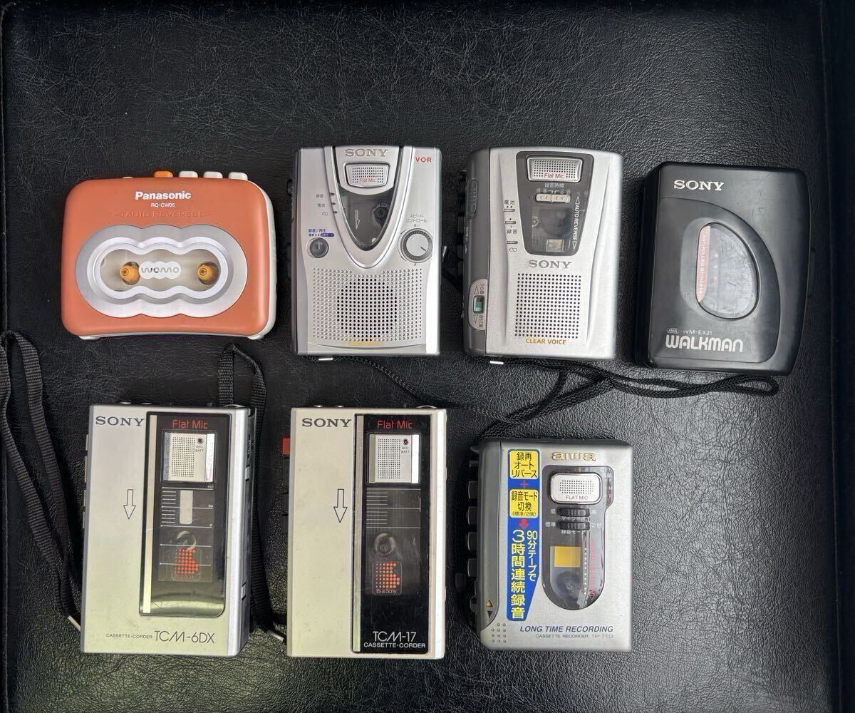 SONY Panasonic aiwa カセットプレーヤー WALKMAN 7点まとめ S-316