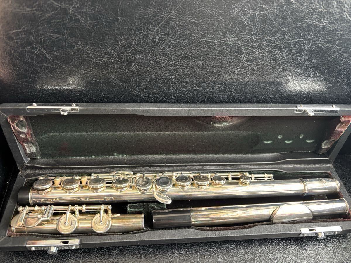 Pearl Flute フルート PF-525 管楽器 楽器 吹奏楽 ハードケース付 動作未確認 現状品 ジャンク品 S-315