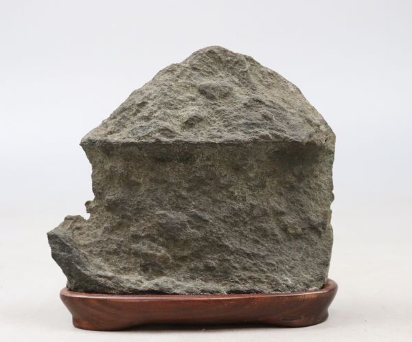 鑑賞石 水石 葛谷石 姿石 ウブ石 天然石 盆石 約0,45kg TK096