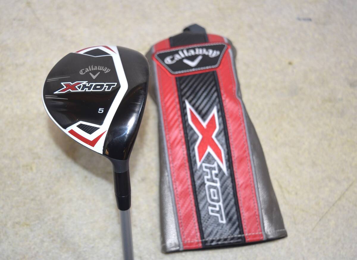 送料込み Callaway XHOT 5W ヘッドカバー◇XHOT 60W FLEX-S