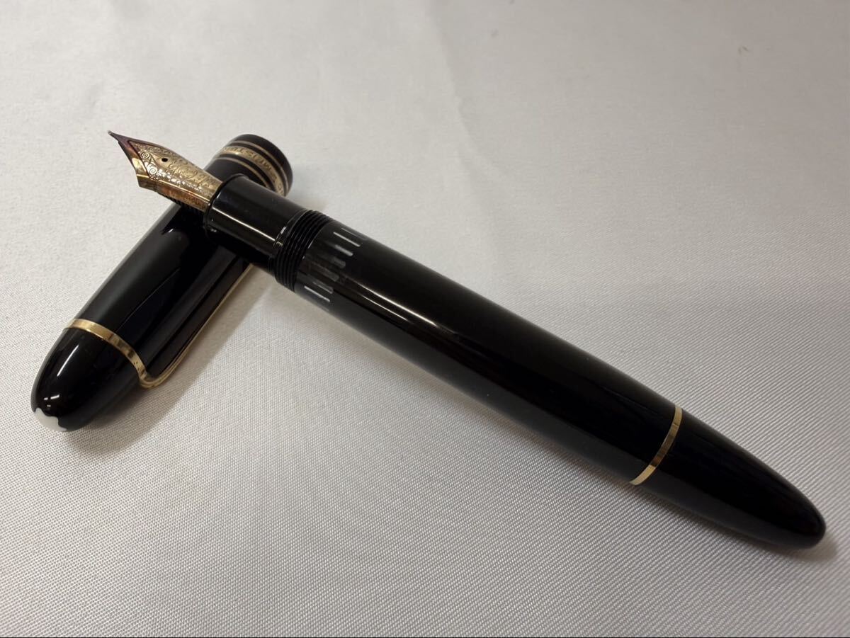 モンブラン マイスターシュティック 149 万年筆 4810 14C/585 ペン先 ブラック MONTBLANC Meisterstck マイスターシュテュック［C707-1］