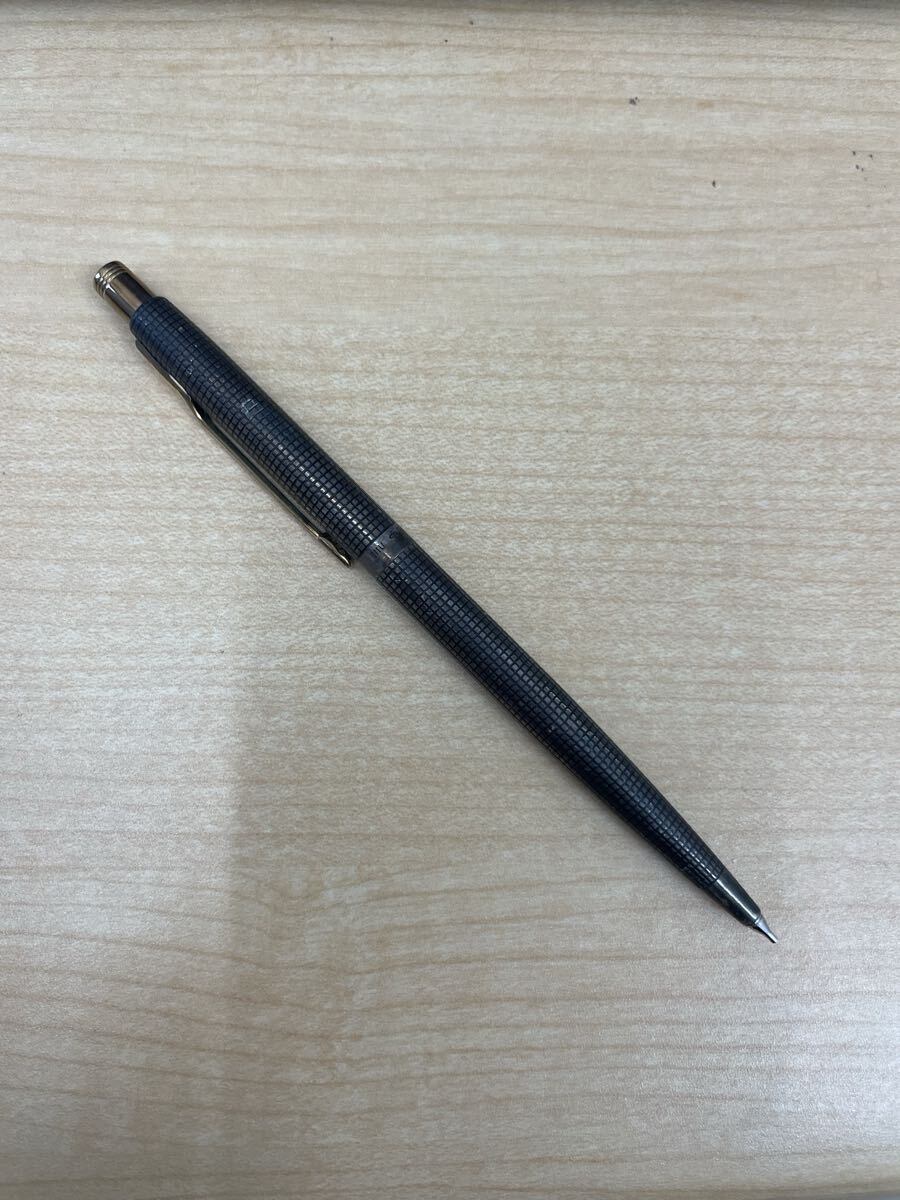 PARKER パーカー スターリングシルバー シャープペンシル STERLING U.S.A. 市松柄 格子柄 シルバー925 ヴィンテージ