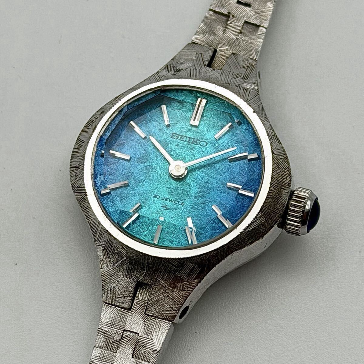 超希少 モルフォ蝶文字盤 1965年2月製造 稼動 SEIKO セイコー 17-0830 カットガラス 自動巻き ヴィンテージウォッチ vintage 腕時計