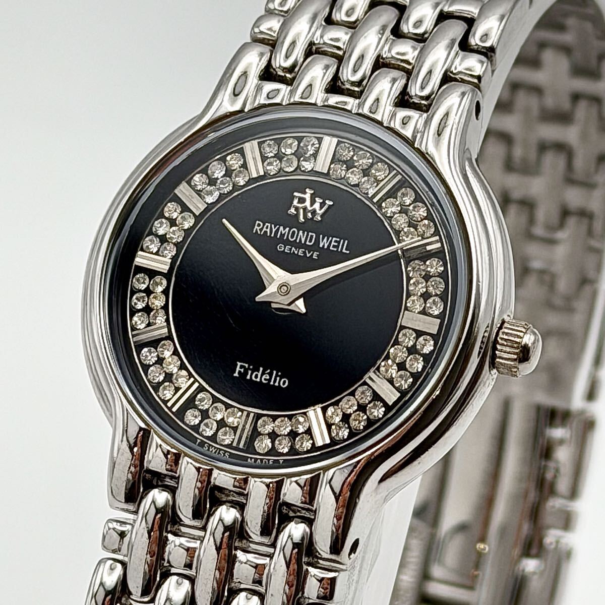稼動 デッドストック RAYMOND WEIL レイモンドウィル 4702 フィデリオ ダイヤ クオーツ レディース ヴィンテージウォッチ vintage 腕時計