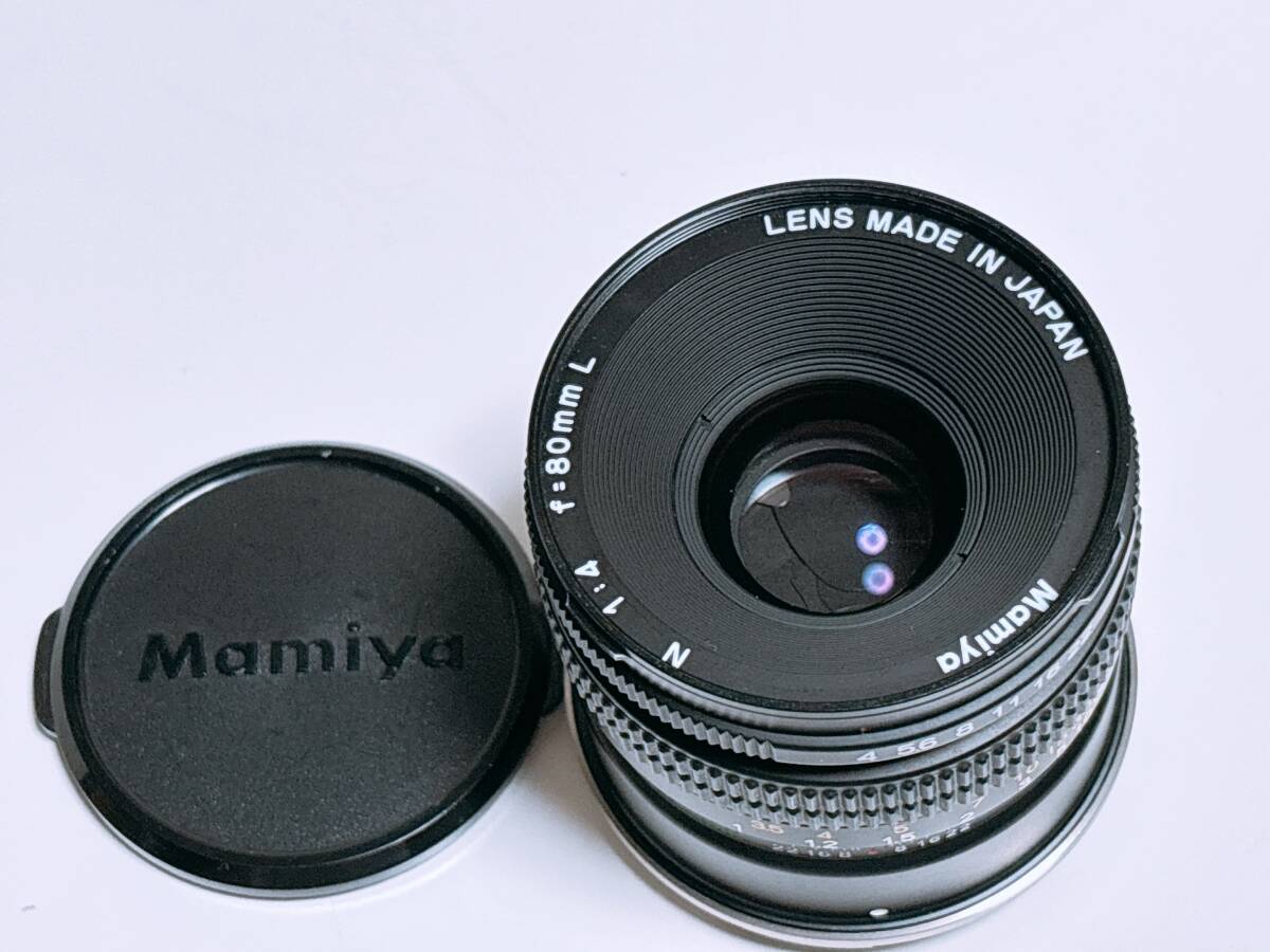 【未使用に近い】 Mamiya N F4 80mm L Mamiya 7 7II用 マミヤ 中判 カメラ レンズ 