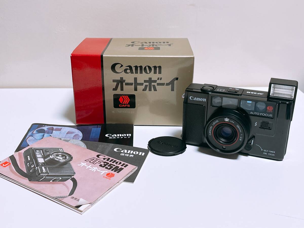 箱付き未使用 Canon キヤノン AF35M コンパクトフィルムカメラ CANON LENS 38㎜ 1:2.8