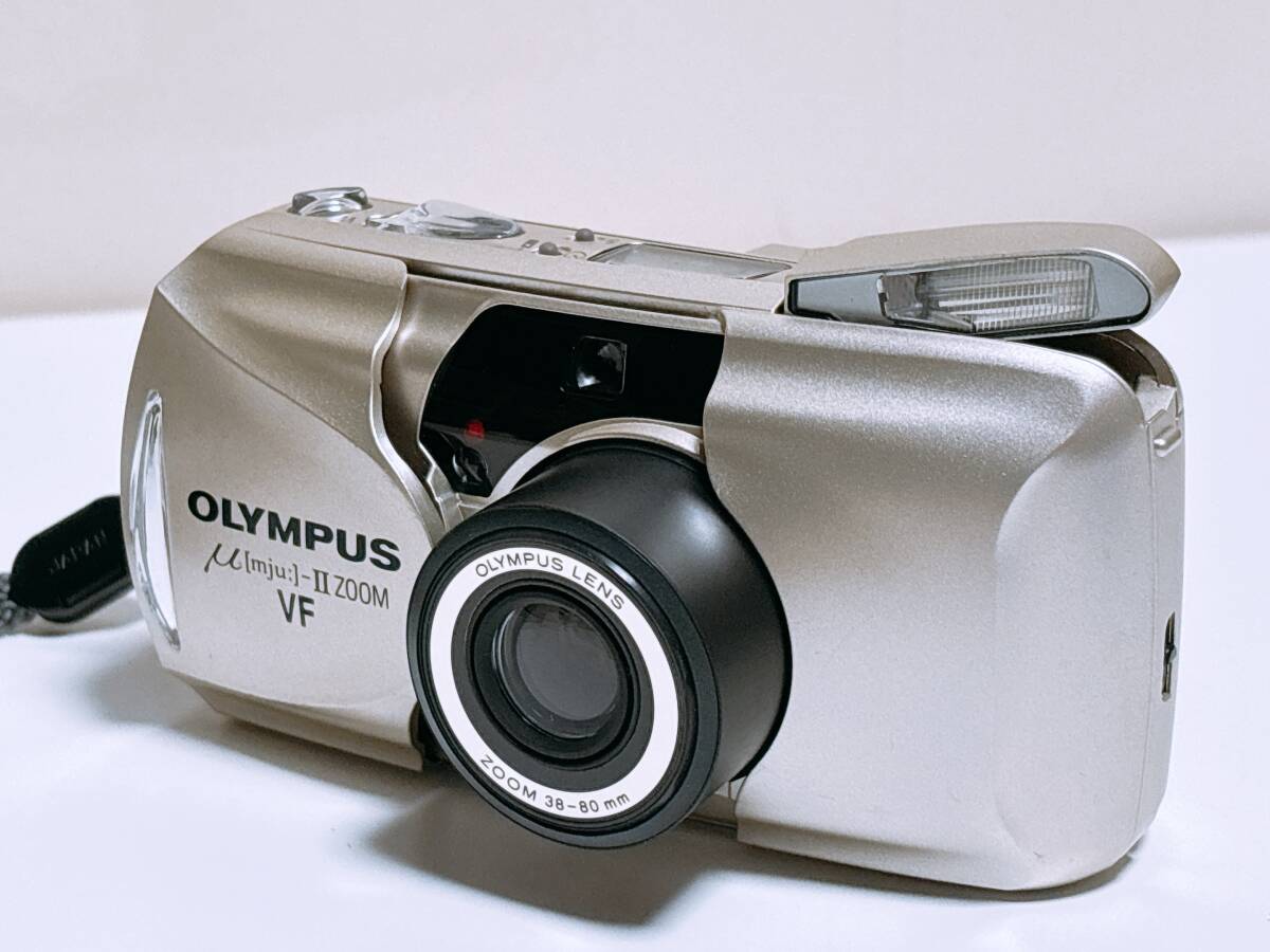 美品　動作品　オリンパス　OLYMPUS μ[mju:]-II ZOOM VF　コンパクトフィルムカメラ