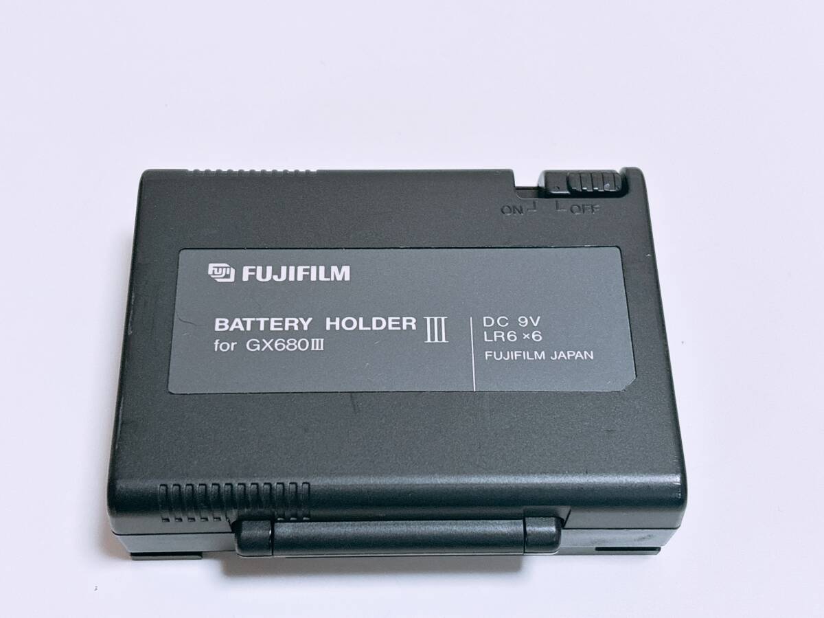 FUJIFILM 富士フイルム BATTERY HOLDER III for GX680III GX680III用乾電池ホルダー