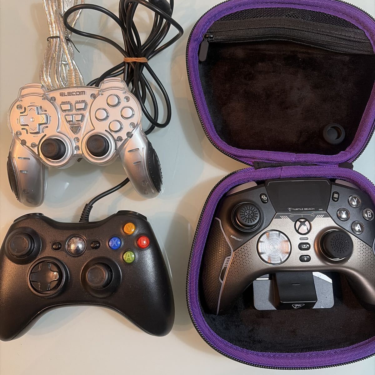 1円スタート　TJ20 コントローラー　3個　セット　まとめ　Turtle Beach Stealth Ultraワイヤレスゲーミング　動作未確認　現状品 PC用
