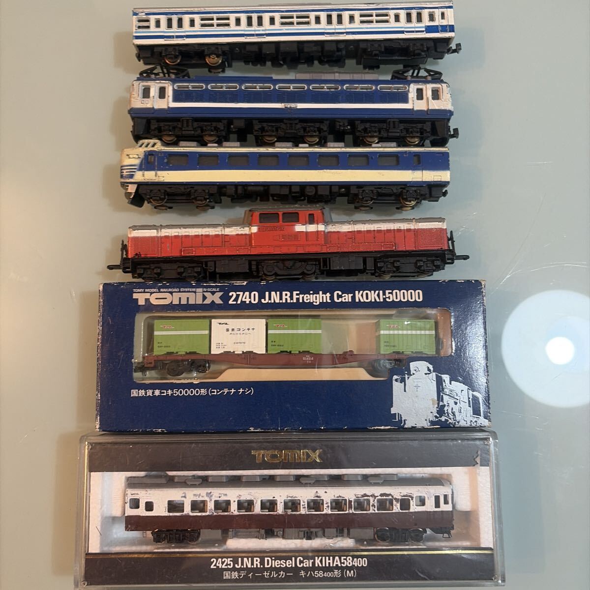 1円スタート　6個　セット　まとめ　鉄道模型　TOMIX TOMY 動作未確認　現状品 Nゲージ 客車