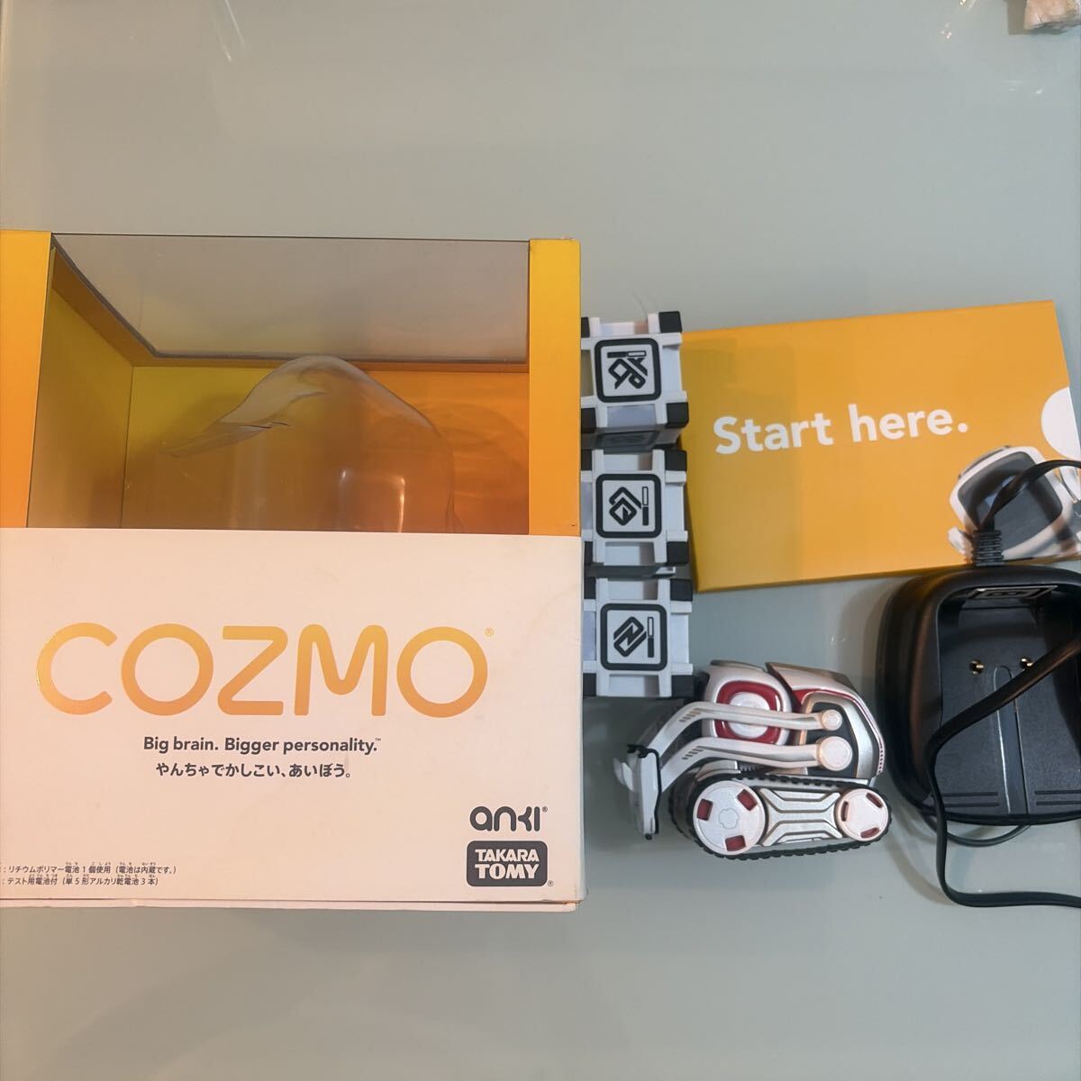 ★1円スタート★ TJ31 COZMO タカラトミー AIロボット anki 知育玩具　動作未確認　現状品　箱付き　欠品有