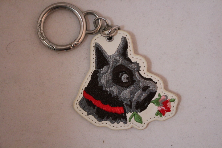 【Cath Kidston】 スコティッシュテリア キーホルダー　key ring scottish dog