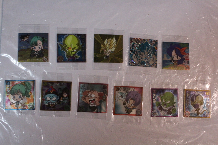 【ドラゴンボール］ 超戦士シールウエハース 11枚セット　１1枚１セット（ばら売りしません）超7・超6（ベジットUGR/GDR含む）　　管理1-02