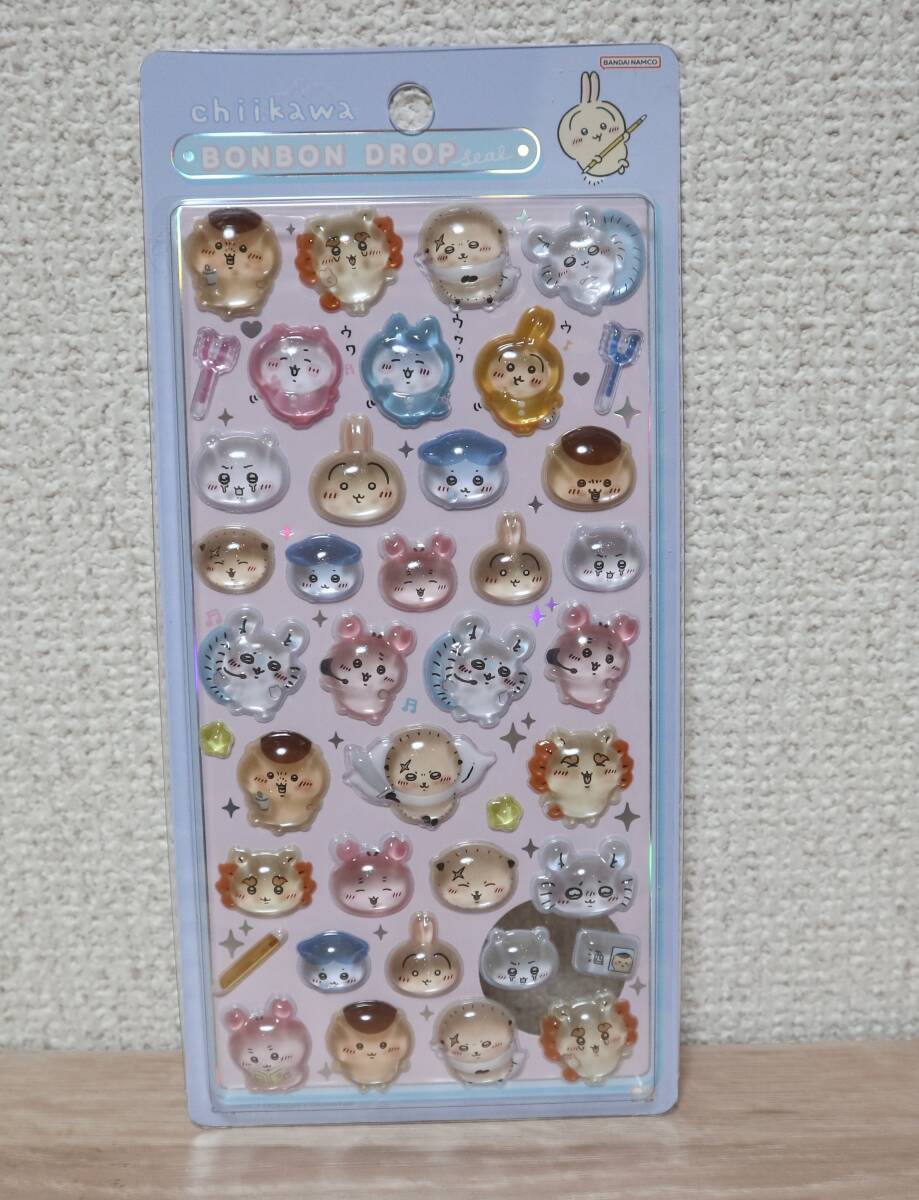 新品☆chikawa ちいかわ みんなポーズ BONBON DROP SEAL☆ボンボンドロップシール