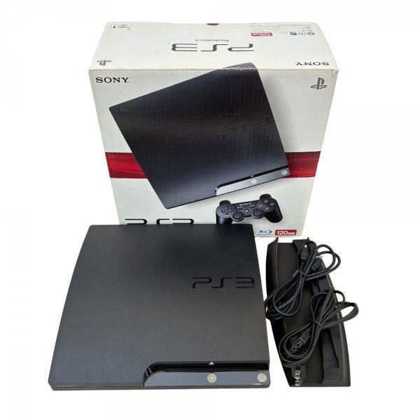 【イチオク】ソニー SONY プレイステーション3 プレステ3 PS3 ゲーム機 本体 ブラック 120GB CECH-2000A 通電確認のみ ジャンク品