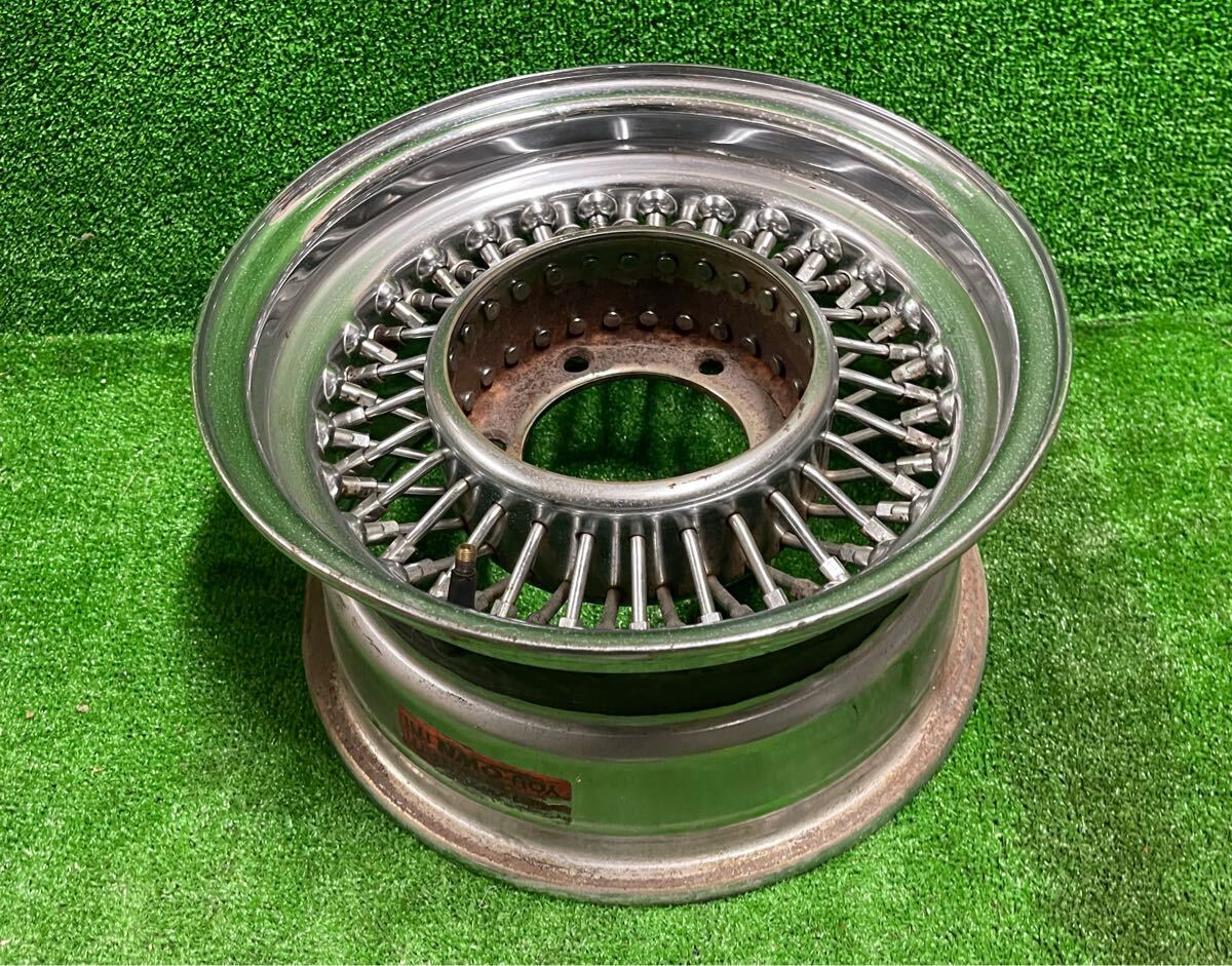 当時物 ワイヤーホイール 1本 旧車 深リム13x7 ワイヤーホイール6穴 6H139.7 ローライダー