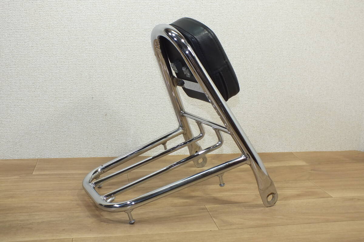◆ 希少！ビラーゴ250 純正オプション ソロシートバックレストパッド・キャリア付き 中古品