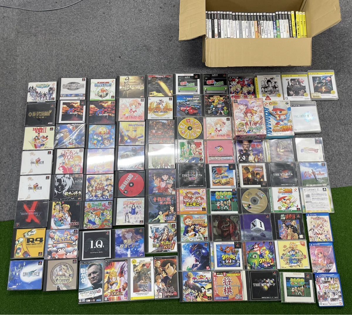 0J-5-74 ゲームソフト まとめ 大量 プレステーション PSP PSVITA 箱付き 動作通電未確認