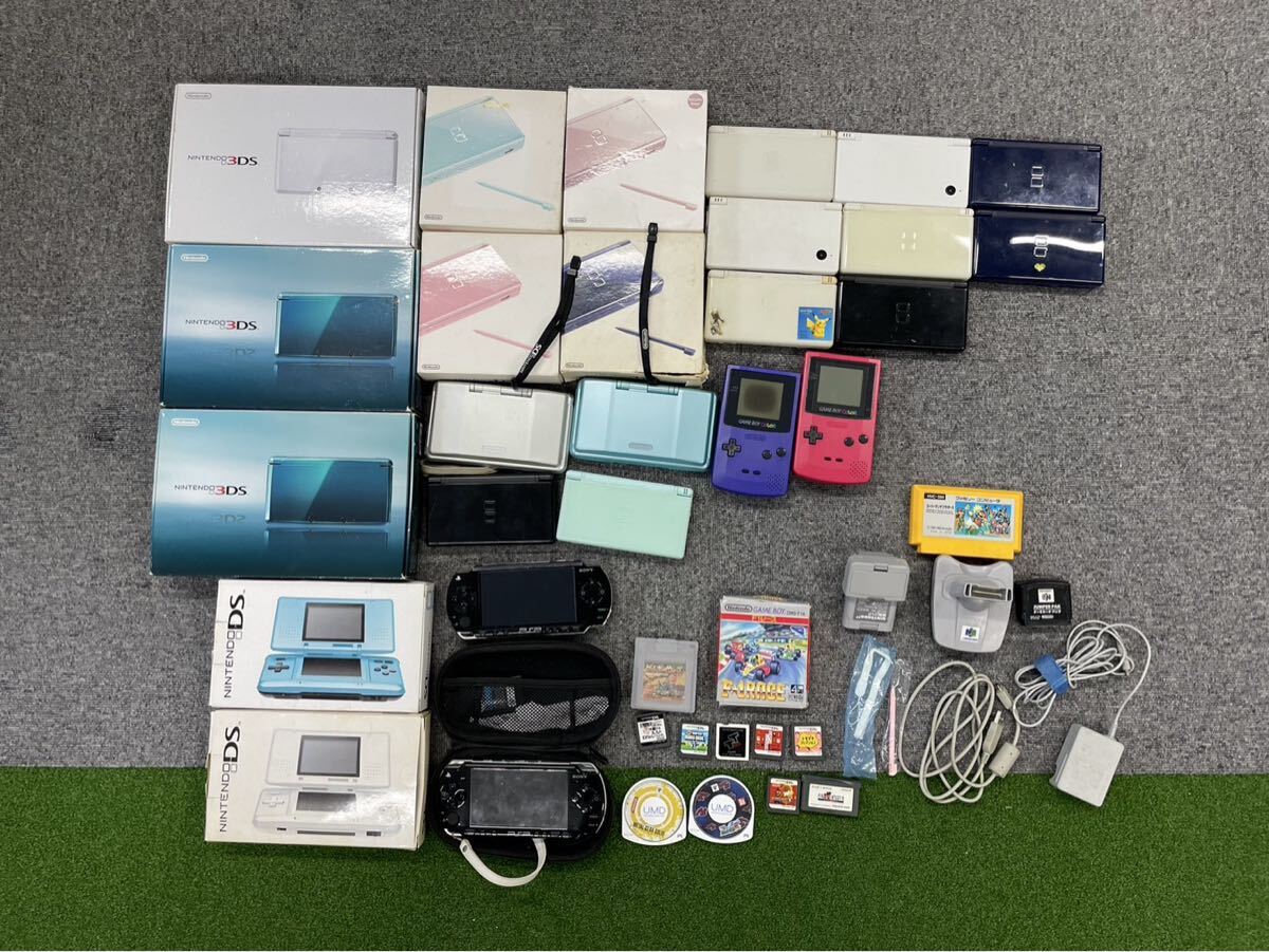 0J-5-75 ゲーム まとめ DS PSP ゲームソフト 一部箱付き ジャンク 動作通電未確認