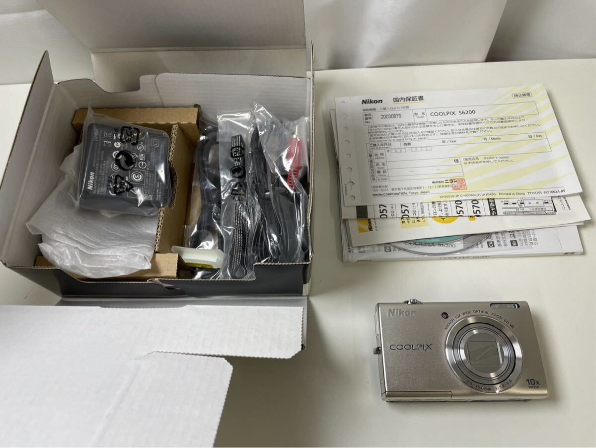 94T-5-7 Nikon COOLPIX S6200 コンデジ コンパクトデジタルカメラ 動作通電未確認