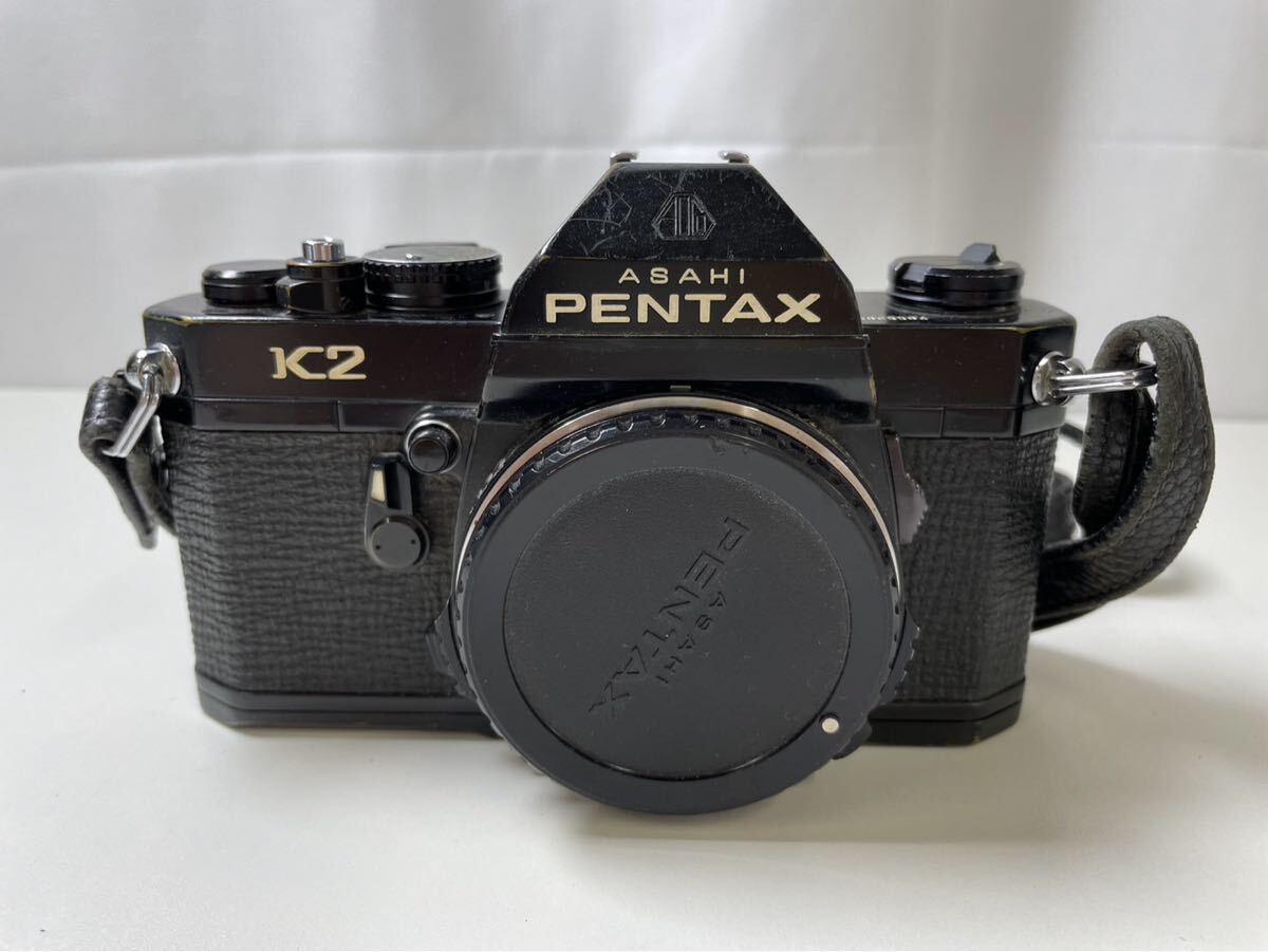 138T-5-5 ペンタックス PENTAX K2 ブラック ボディ フィルムカメラ 動作通電未確認