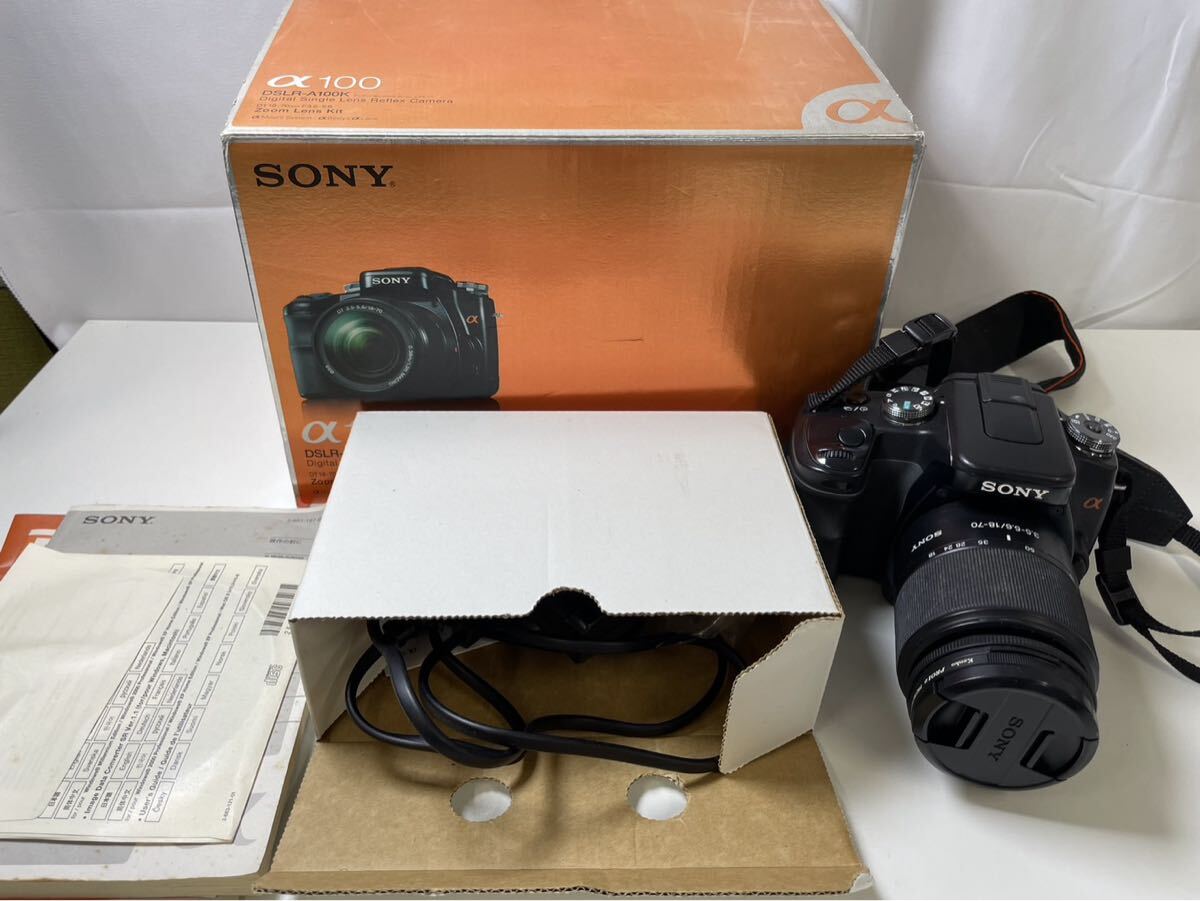 159T-5-3 SONY ソニー α lens DT 18-70mm 1:3.5-5.6 通電のみ確認済み