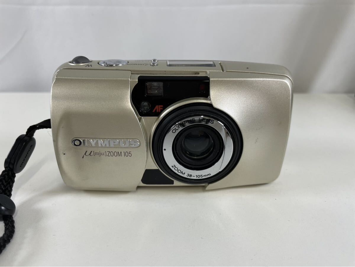 8T-5-8 OLYMPUS μ ZOOM 105 オリンパス mju ミュー 38-105mm コンパクトカメラ フィルムカメラ 動作未確認