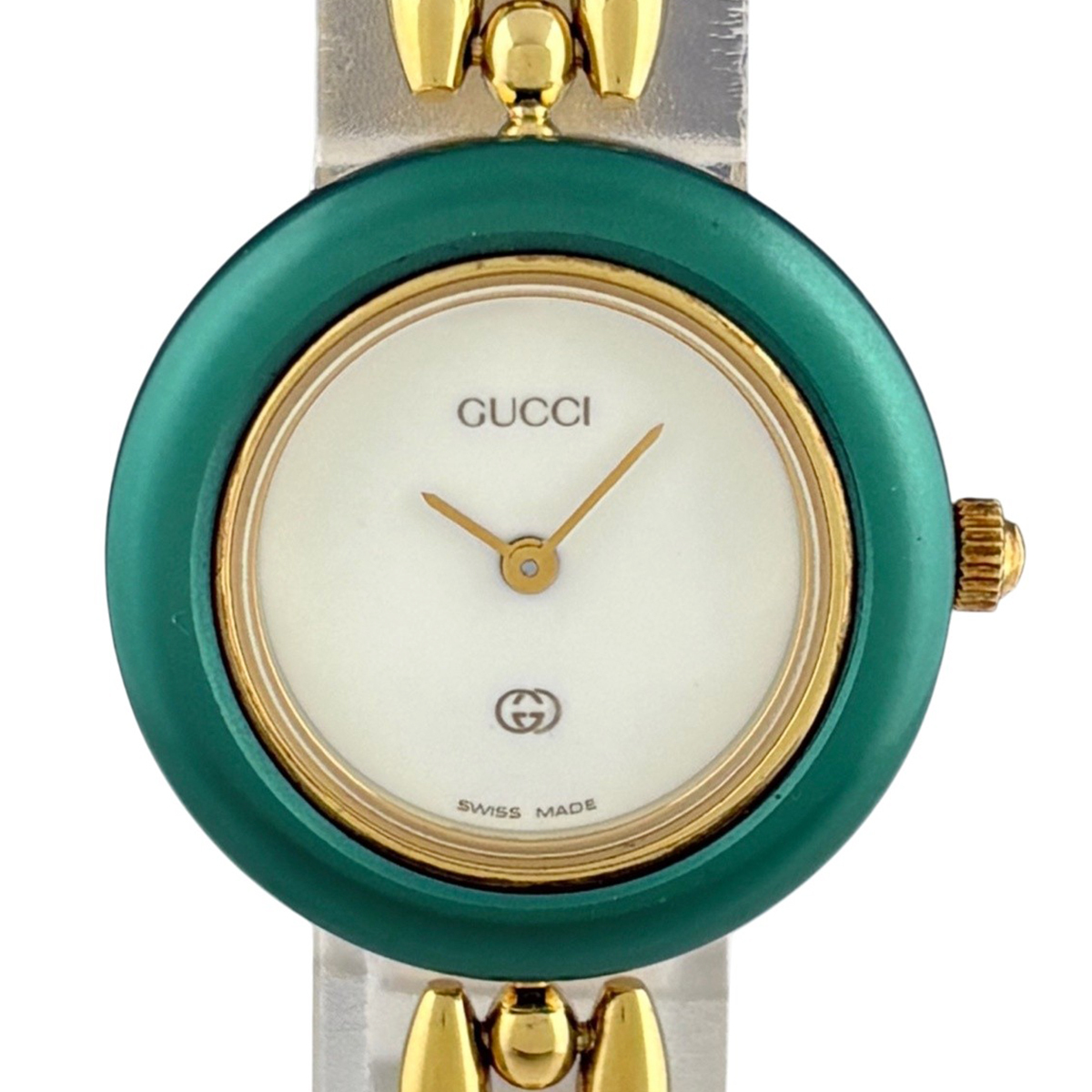 【ジャンク品】グッチ GUCCI チェンジベゼル 11/12 GP 腕時計 クォーツ 【中古】
