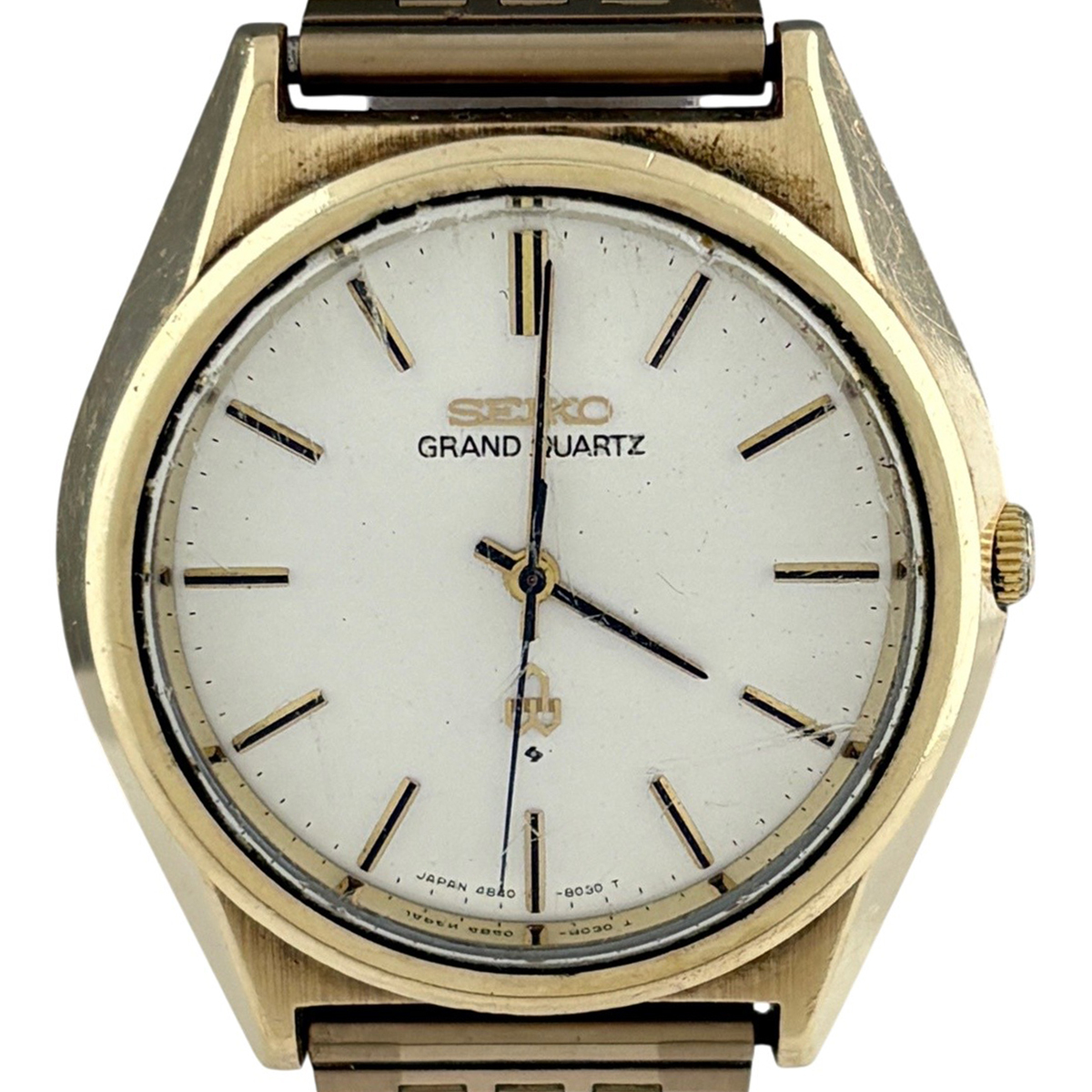 【ジャンク品】セイコー SEIKO グランドクォーツ 4840-8040 腕時計 クォーツ 【中古】