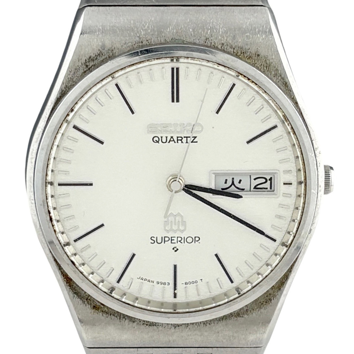 【ジャンク品】セイコー SEIKO スーペリア 9983-8000 腕時計 クォーツ 【中古】