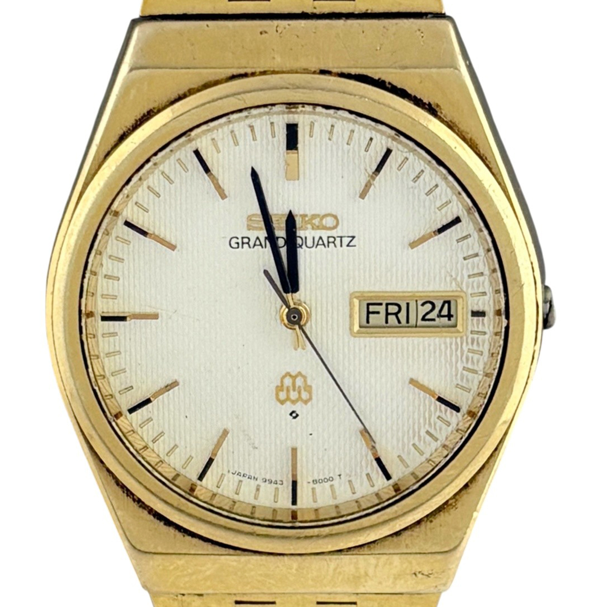 【ジャンク品】セイコー SEIKO グランドクオーツ CAPGOLD 9943-8000 腕時計 クォーツ 【中古】