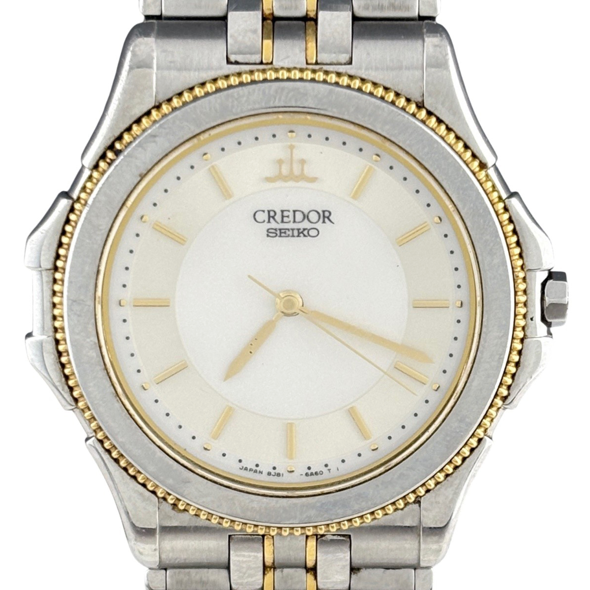 【ジャンク品】 セイコー SEIKO クレドール SS/18KT 8J81-6A20 腕時計 クォーツ 【中古】