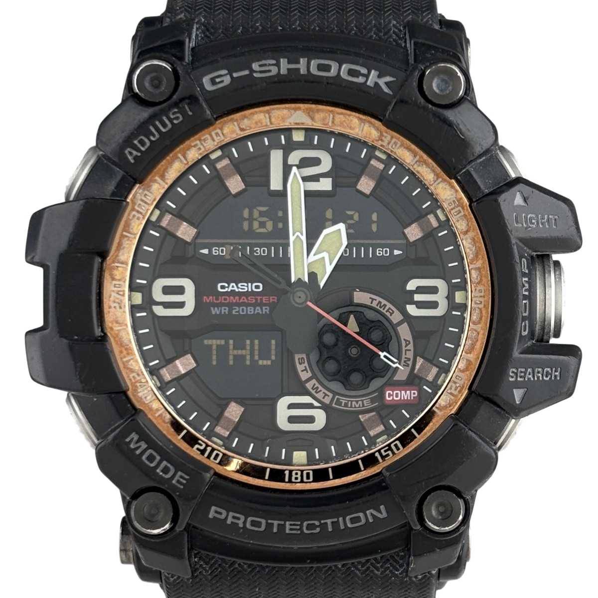 【ジャンク品】 カシオ CASIO G-SHOCK マッドマスター GG-1000RG 腕時計 クォーツ 【中古】