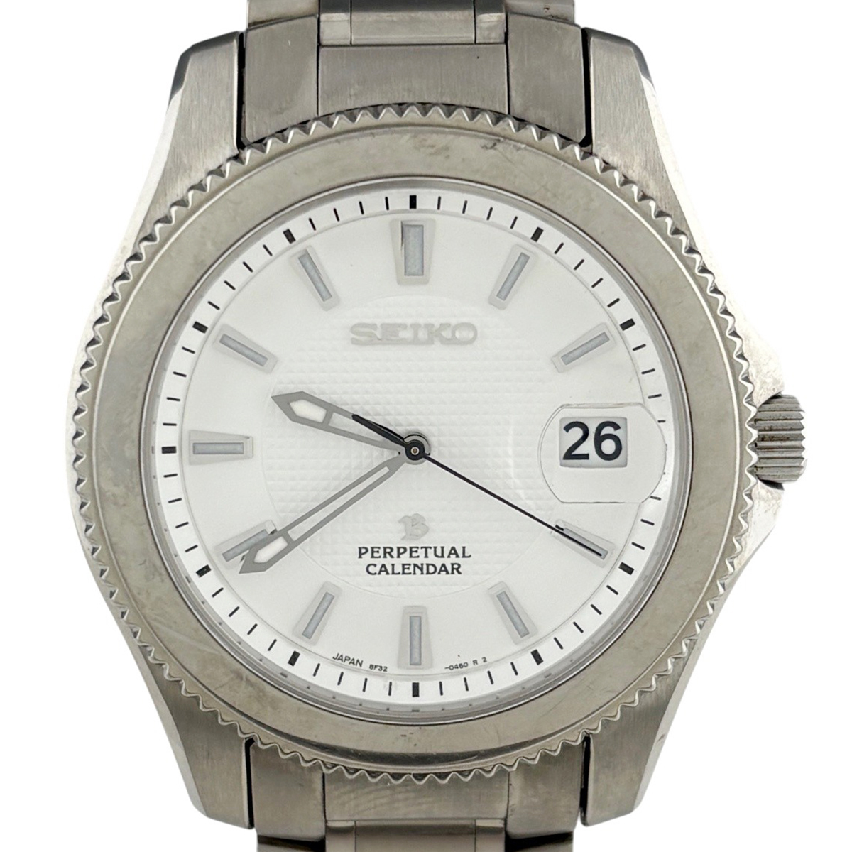 【ジャンク品】セイコー SEIKO パーペチュアルカレンダー 8F32-0320 腕時計 クォーツ 【中古】