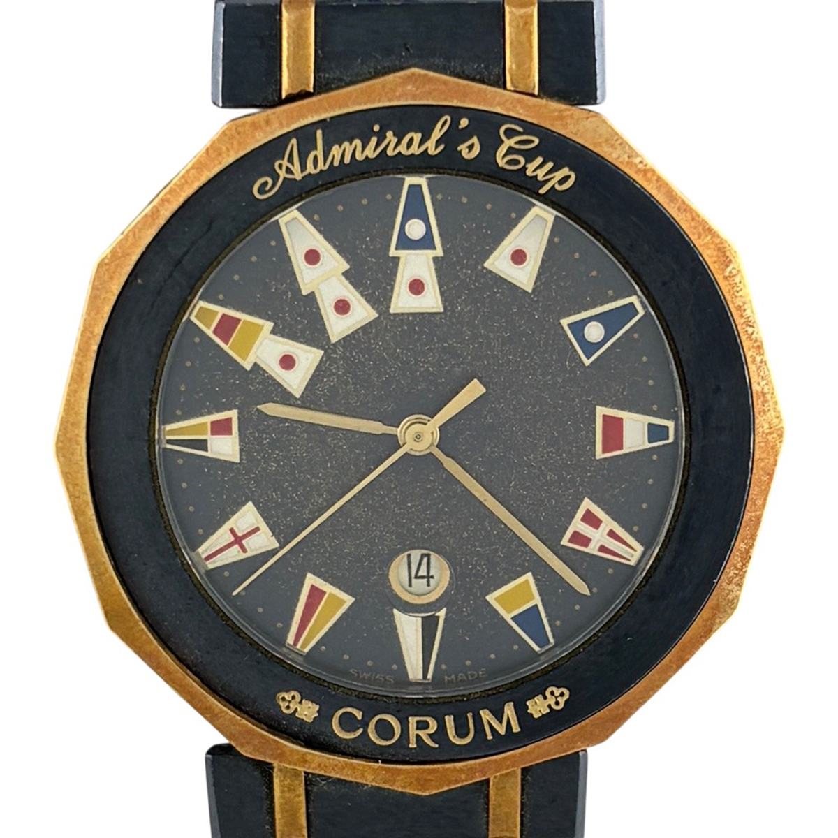 【ジャンク品】コルム CORUM アドミラルズカップ 99.810.31/V52B 腕時計 クォーツ 【中古】