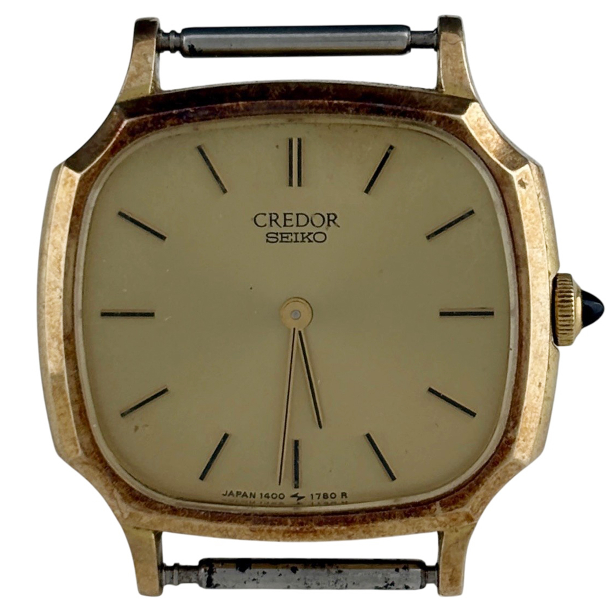 【ジャンク品】 セイコー SEIKO クレドール 14K/SS 1400-6030 腕時計 クォーツ 【中古】