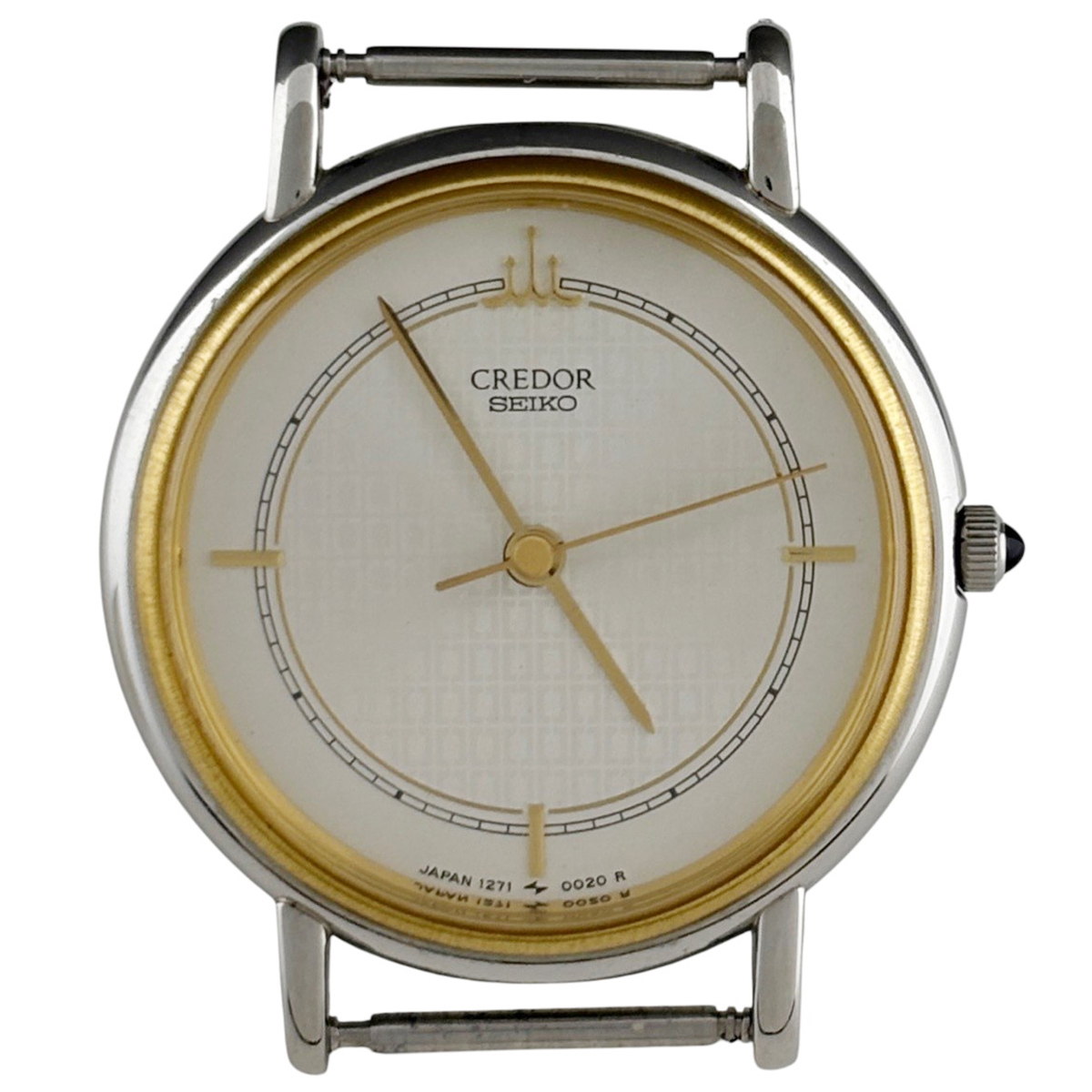 【ジャンク品】 セイコー SEIKO クレドール SS/18K 1271-0010 腕時計 クォーツ 【中古】