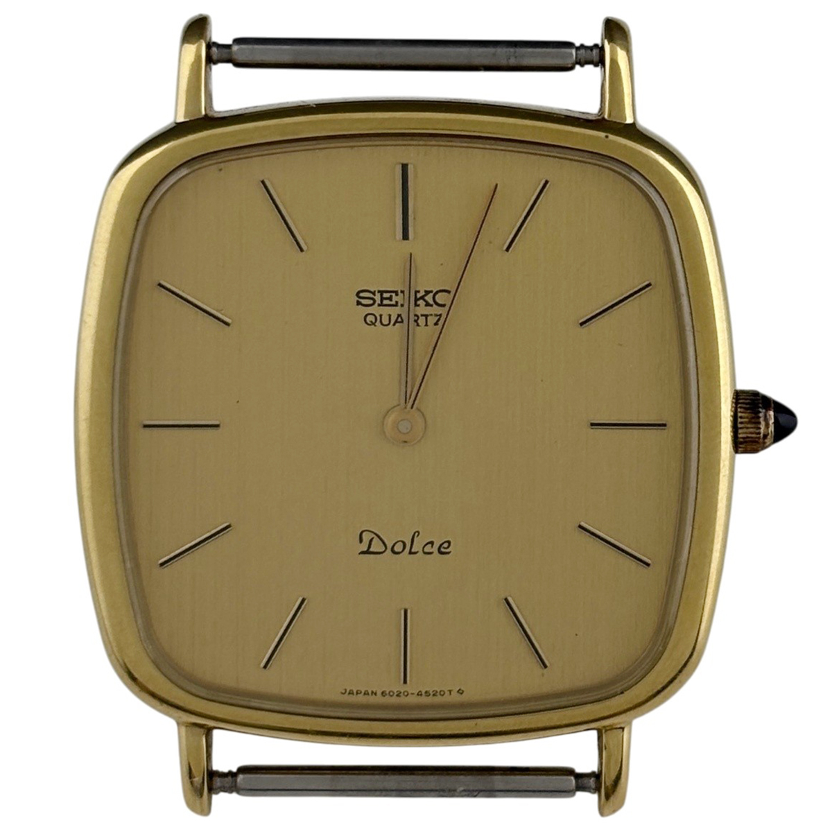【ジャンク品】 セイコー SEIKO ドルチェ 14K/SS 6020-4050 腕時計 クォーツ 【中古】