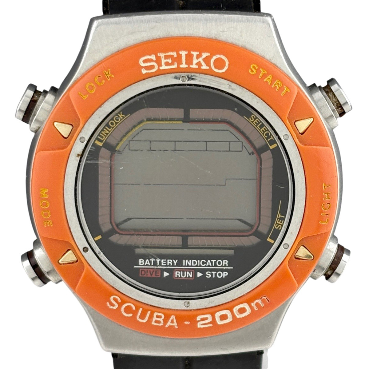 【ジャンク品】 セイコー SEIKO スキューバ S800-0010 腕時計 クォーツ 【中古】