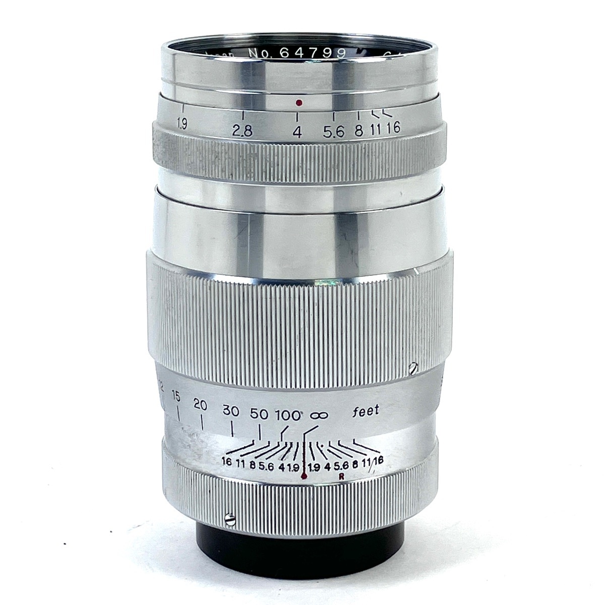 【1円】 キヤノン Canon 85mm F1.9 Lマウント L39 レンジファインダーカメラ用レンズ 【中古】