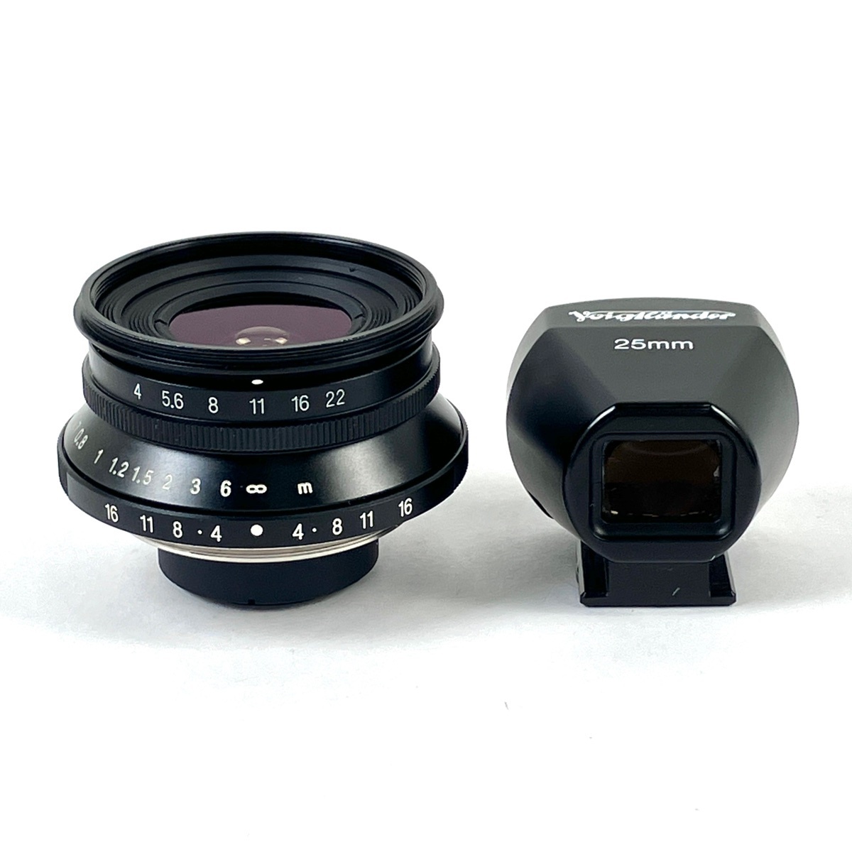 【1円】 フォクトレンダー Snapshot-Skopar 25mm F4 (ファインダー付) ブラック L39マウント レンジファインダーカメラ用レンズ 【中古】