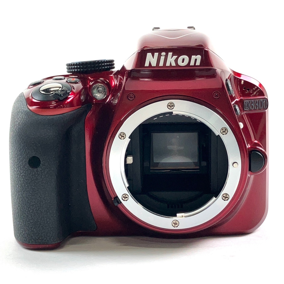 【1円】 ニコン Nikon D3300 ボディ レッド デジタル 一眼レフカメラ 【中古】